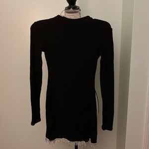 Zara black sweater dress